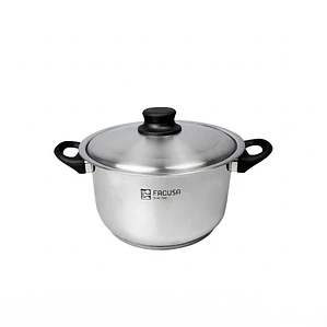 OLLA CLASICA ACERO INOXIDABLE DIAMETRO 22 CM