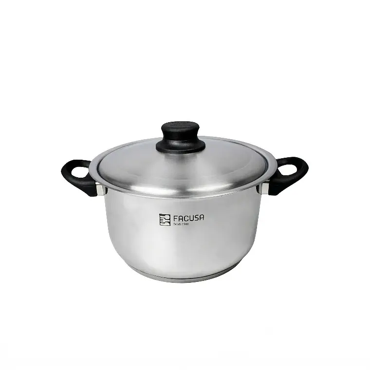 OLLA CLASICA ACERO INOXIDABLE DIAMETRO 22 CM 1