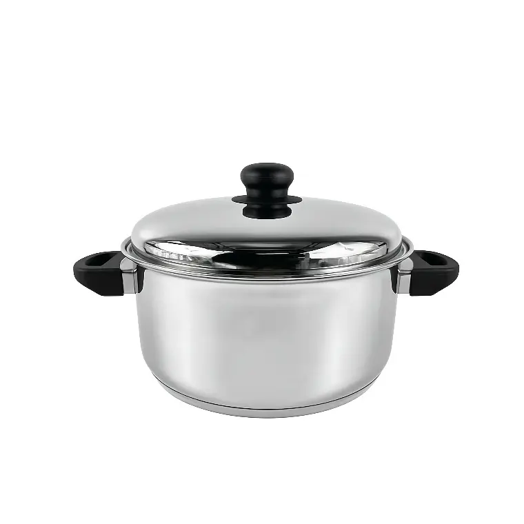 OLLA ACERO INOXIDABLE REGENT CON TAPA METAL 24 CM CAPACIDAD 5 L 1