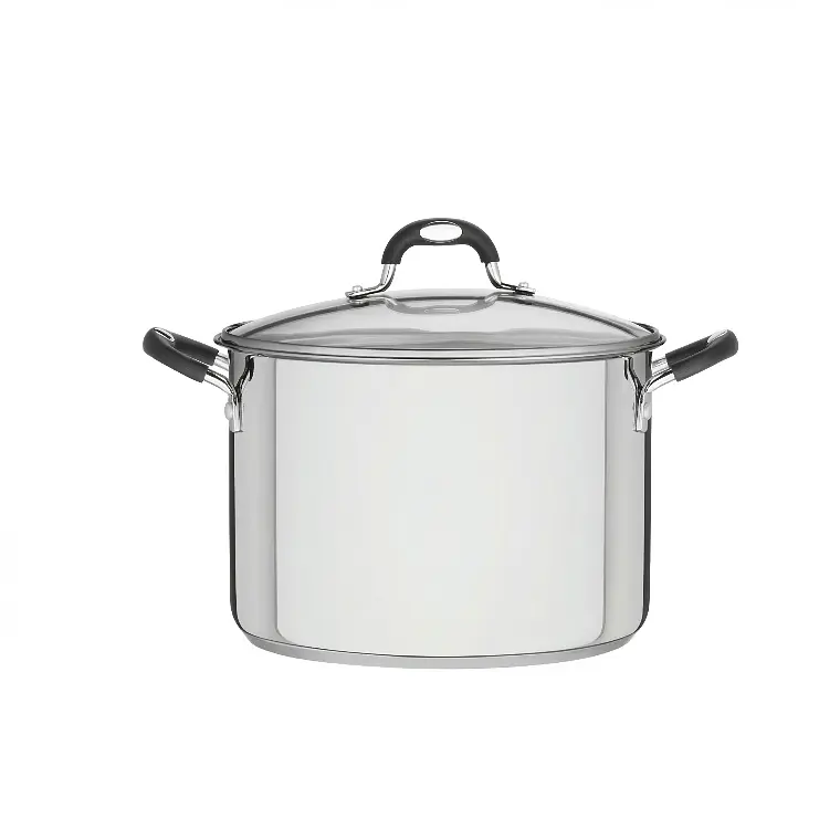 OLLA ALTA ACERO INOXIDABLE TRIPLE FONDO ASTRO SILICONE 28 CM 11.4 L 1