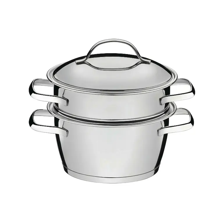 JUEGO DE 2 OLLA VAPORERA ALLEGRA 16 CM DE 1.5/1.7 L 1