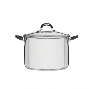 OLLA ALTA ACERO INOXIDABLE PROFESSIONAL CON TAPA 30 CM 21 L