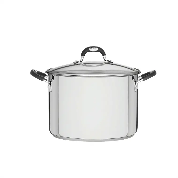 OLLA ALTA ACERO INOXIDABLE PROFESSIONAL CON TAPA 30 CM 21 L 1