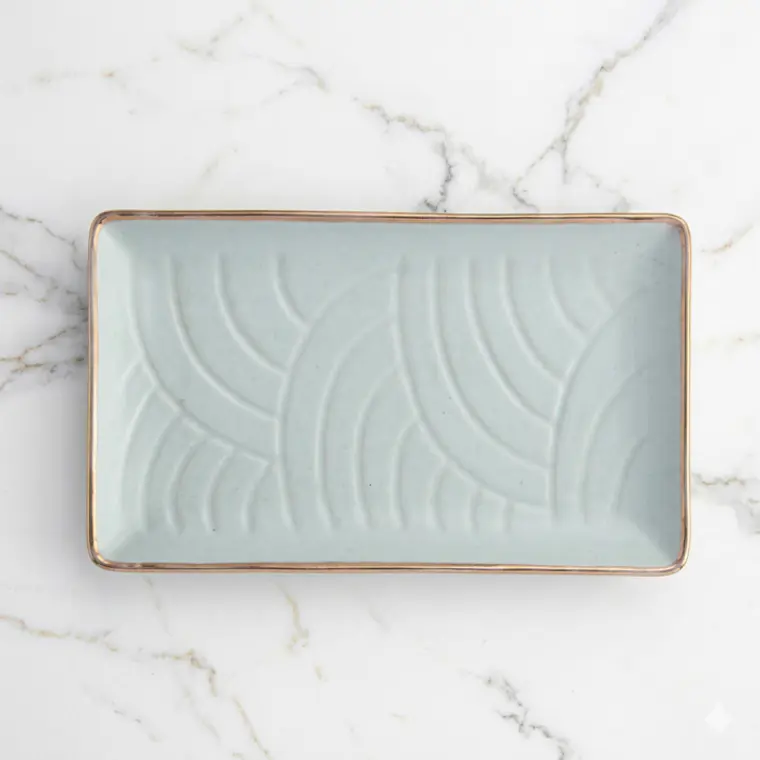 BANDEJA ARCOIRIS BEIGE 26.9 X 16 CM 1