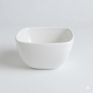 BOWL CUADR ACTUALITE BLANCO 267 ML