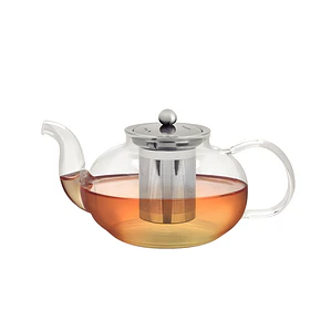 TETERA DE VIDRIO CON INFUSOR PARA COCINA 1 L