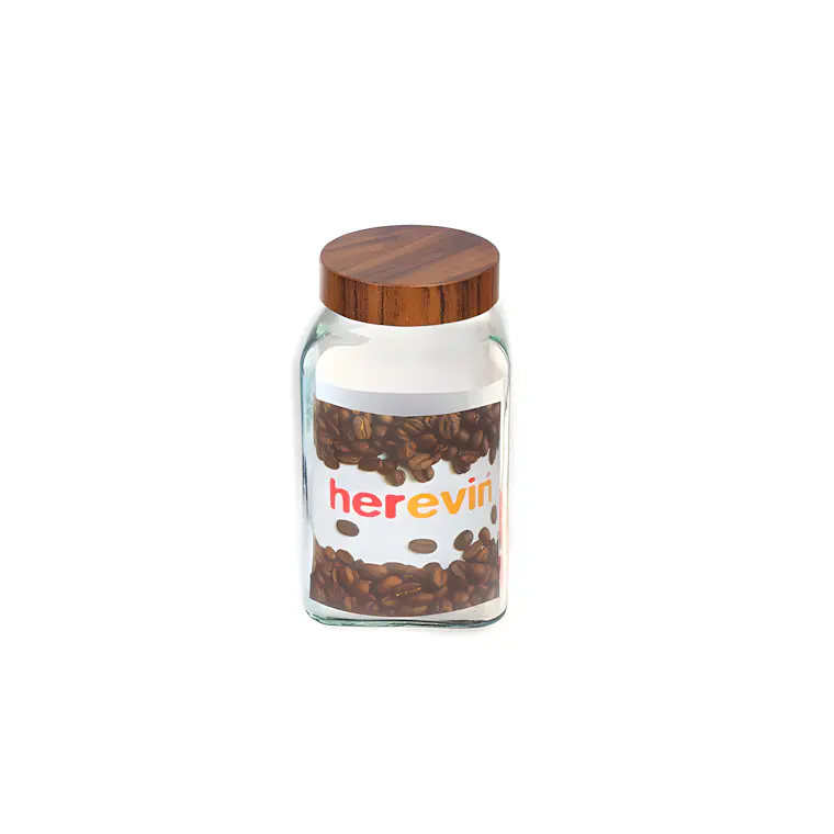 FRASCO CUADRADO CON TAPA AMADERADA 2 L 1