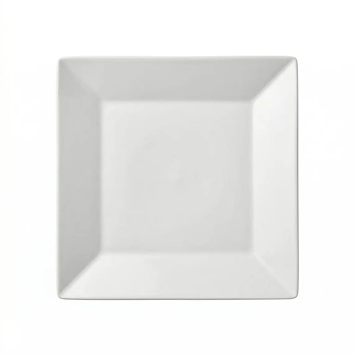PLATO POSTRE CUADRADO ZEN BLANCO 23.2 X 23.2 CM 1