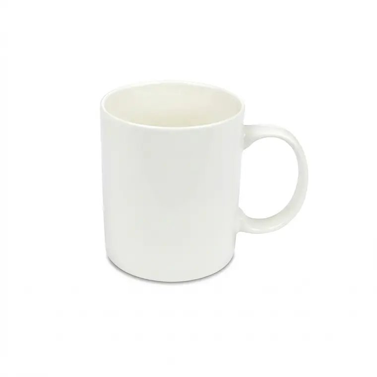 JARRO RECTO LOZA BLANCO 325 ML 1