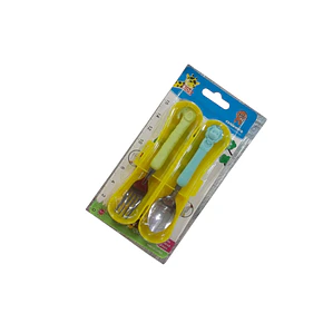 JUEGO DE 2 CUBIERTOS INFANTIL ANIMALES