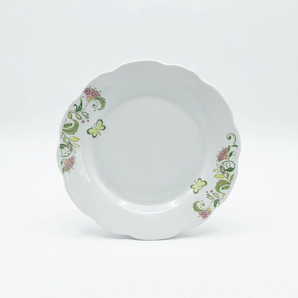 PLATO TENDIDO LOZA DECORADO 9