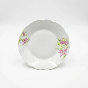 PLATO TENDIDO LOZA DECORADO 9