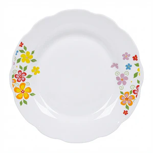 PLATO TENDIDO LOZA DECORADO 9