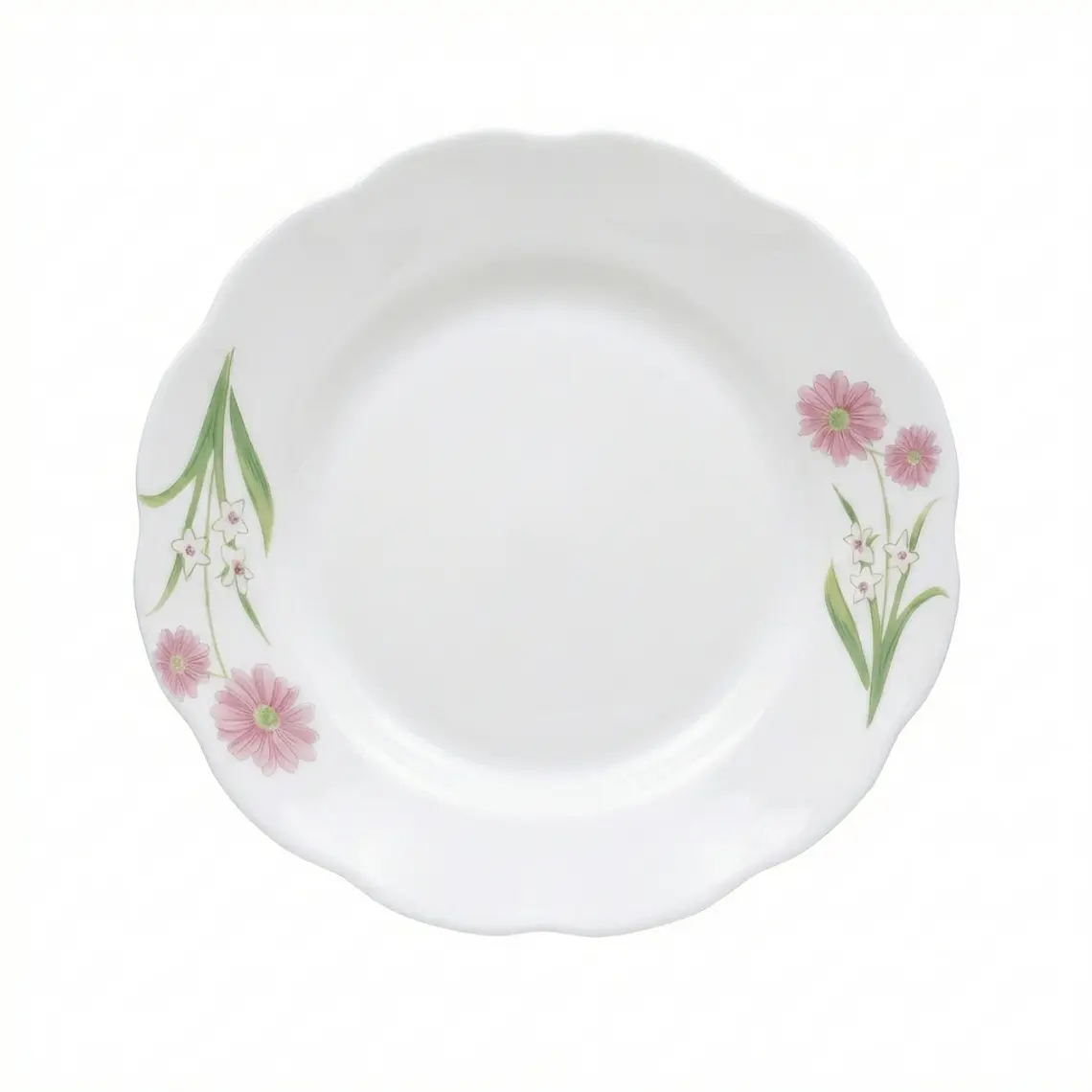 PLATO TENDIDO LOZA DECORADO 9