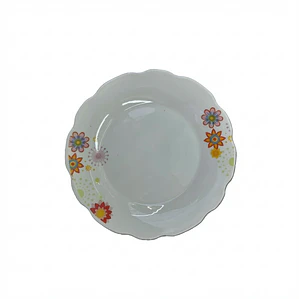 PLATO TENDIDO LOZA DECORADO 9