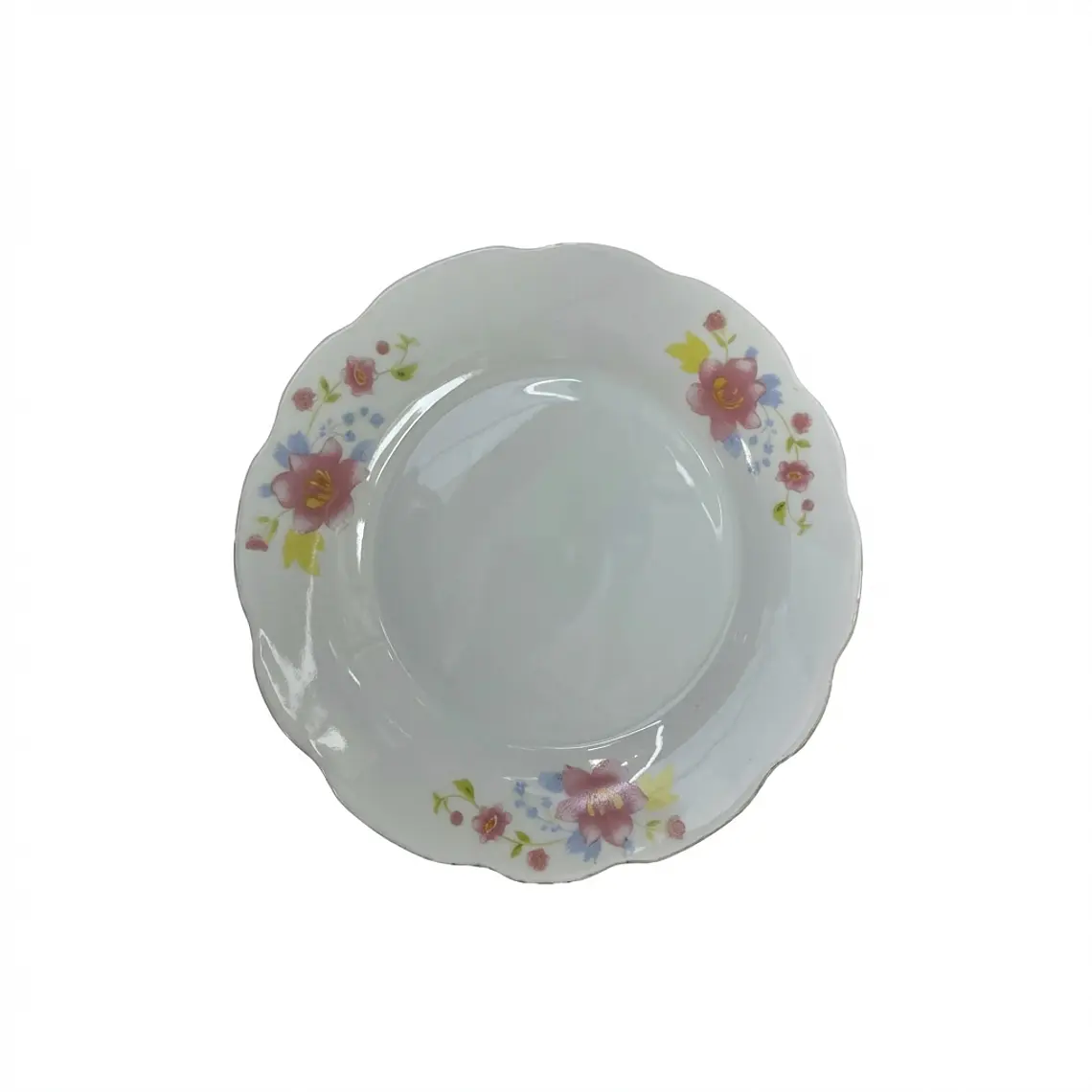 PLATO TENDIDO LOZA DECORADO 9