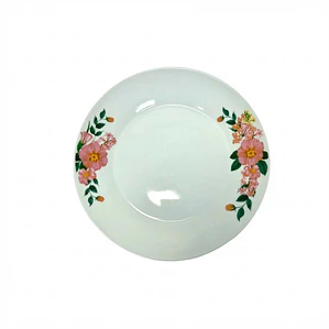 PLATO TENDIDO LOZA DECORADO 9