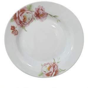 PLATO TENDIDO LOZA DECORADO 9