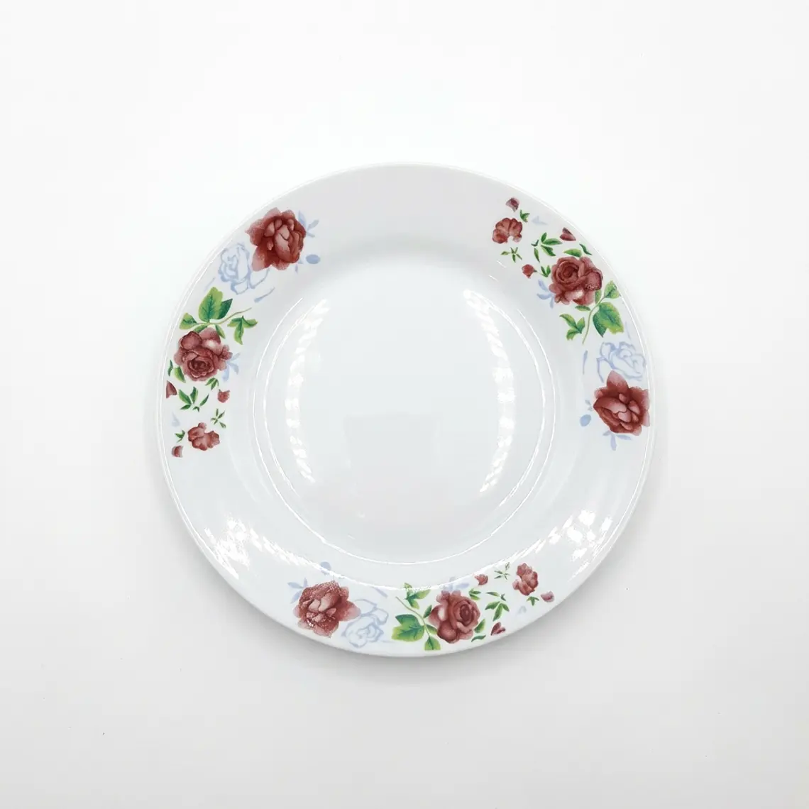 PLATO TENDIDO LOZA DECORADO 9