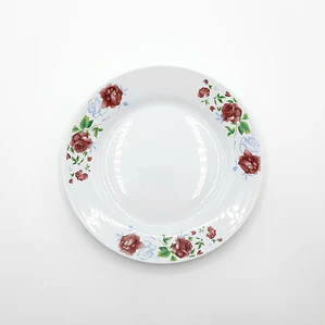 PLATO TENDIDO LOZA DECORADO 9