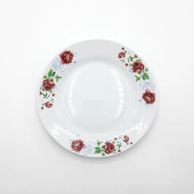 PLATO TENDIDO LOZA DECORADO 9