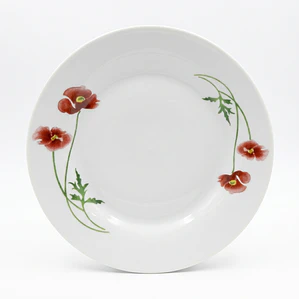 PLATO TENDIDO LOZA DECORADO 9