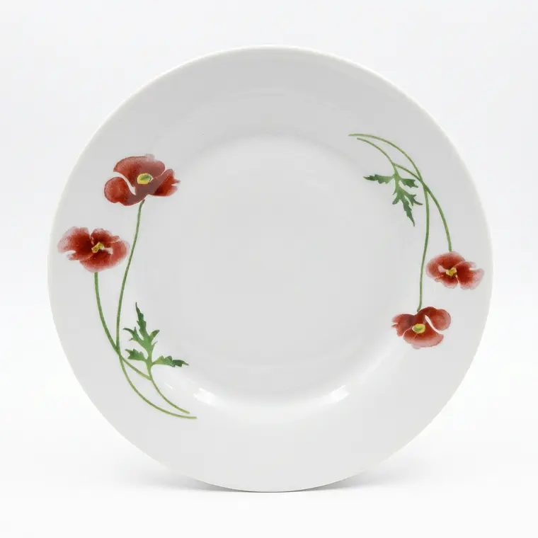 PLATO TENDIDO LOZA DECORADO 9