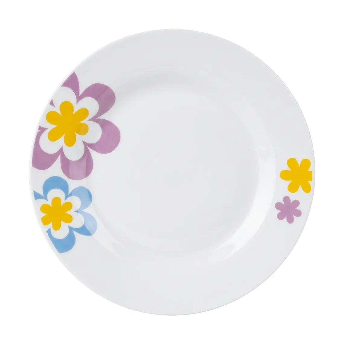 PLATO TENDIDO LOZA DECORADO 9