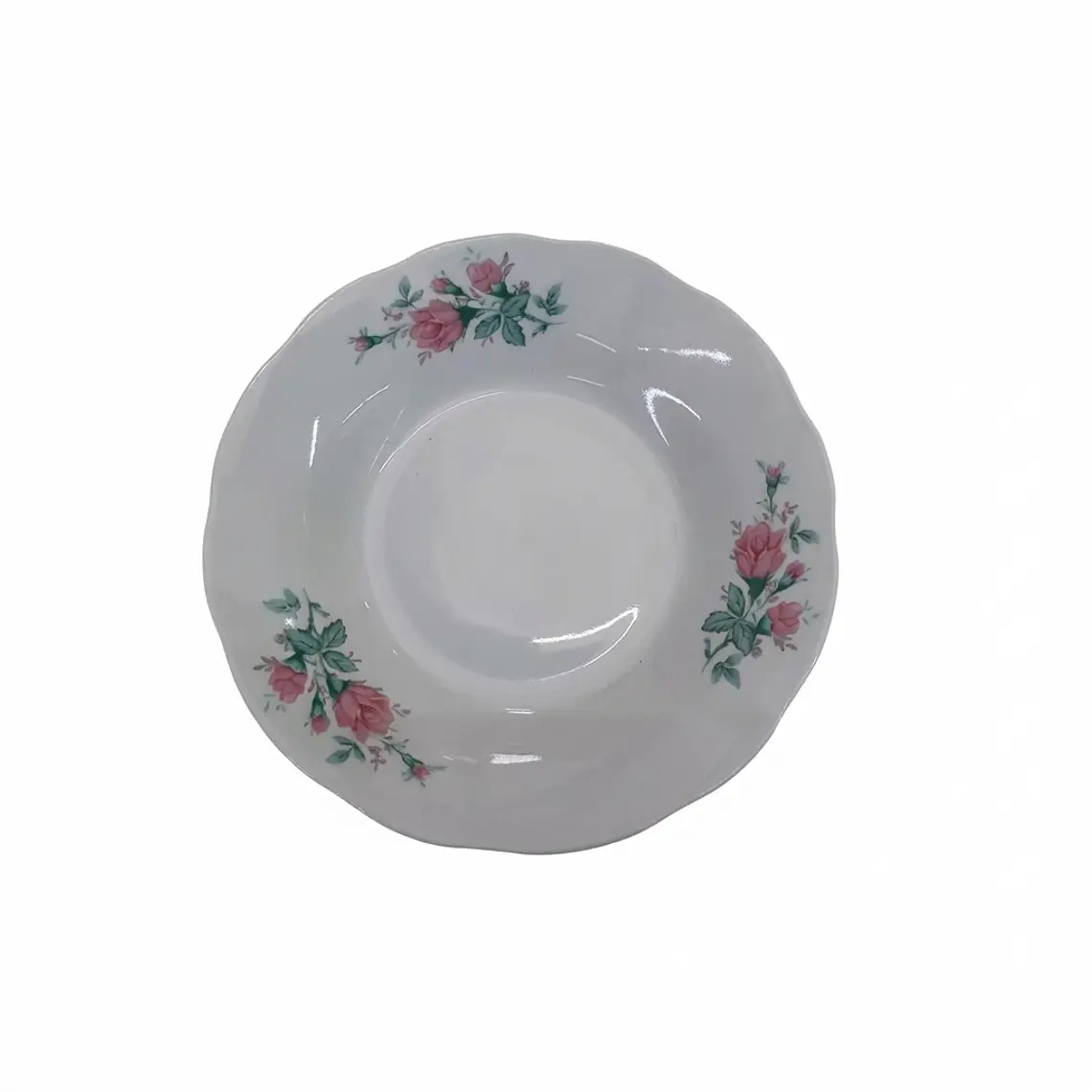 PLATO HONDO LOZA CLAVEL 9