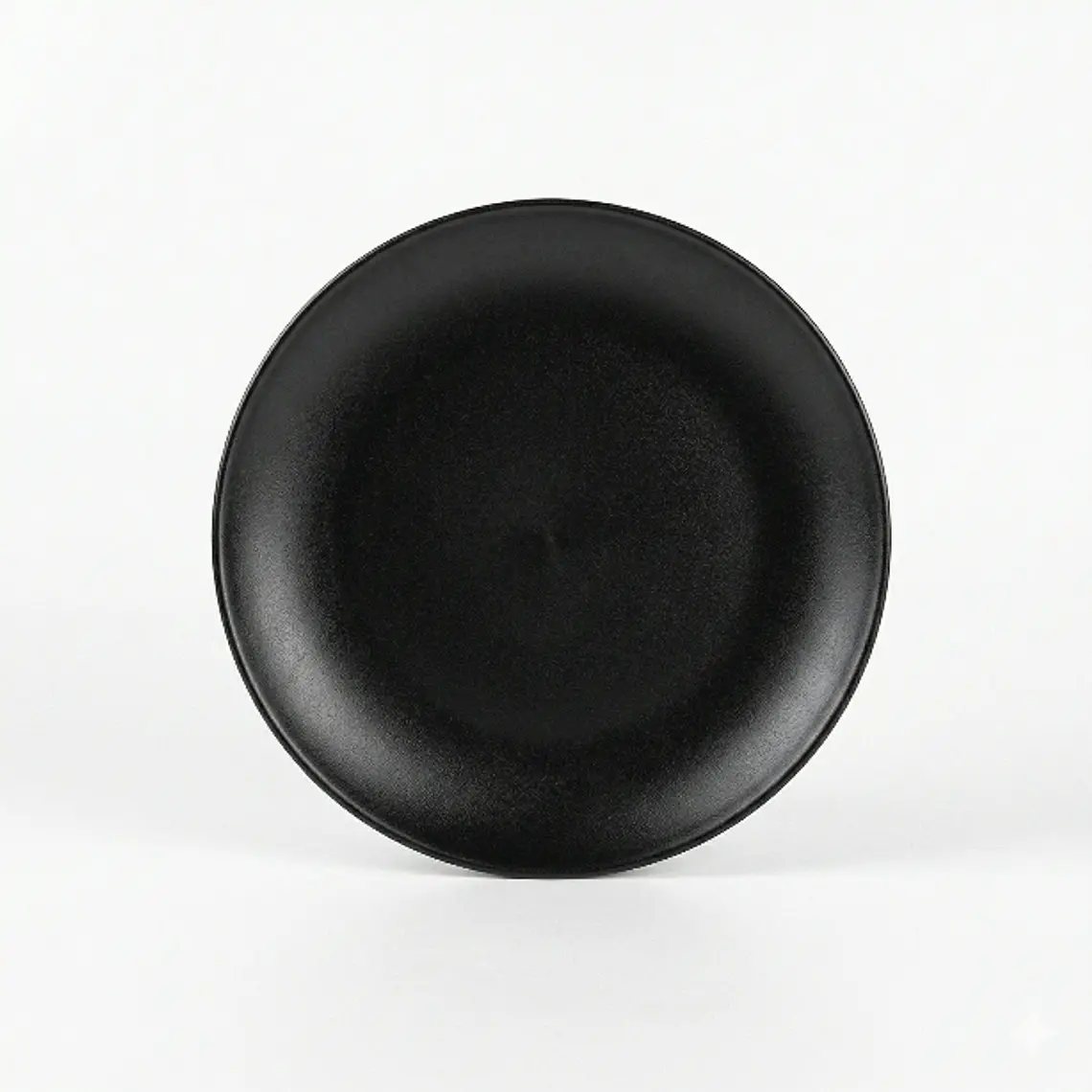 PLATO TENDIDO NEGRO MELAMINE 9