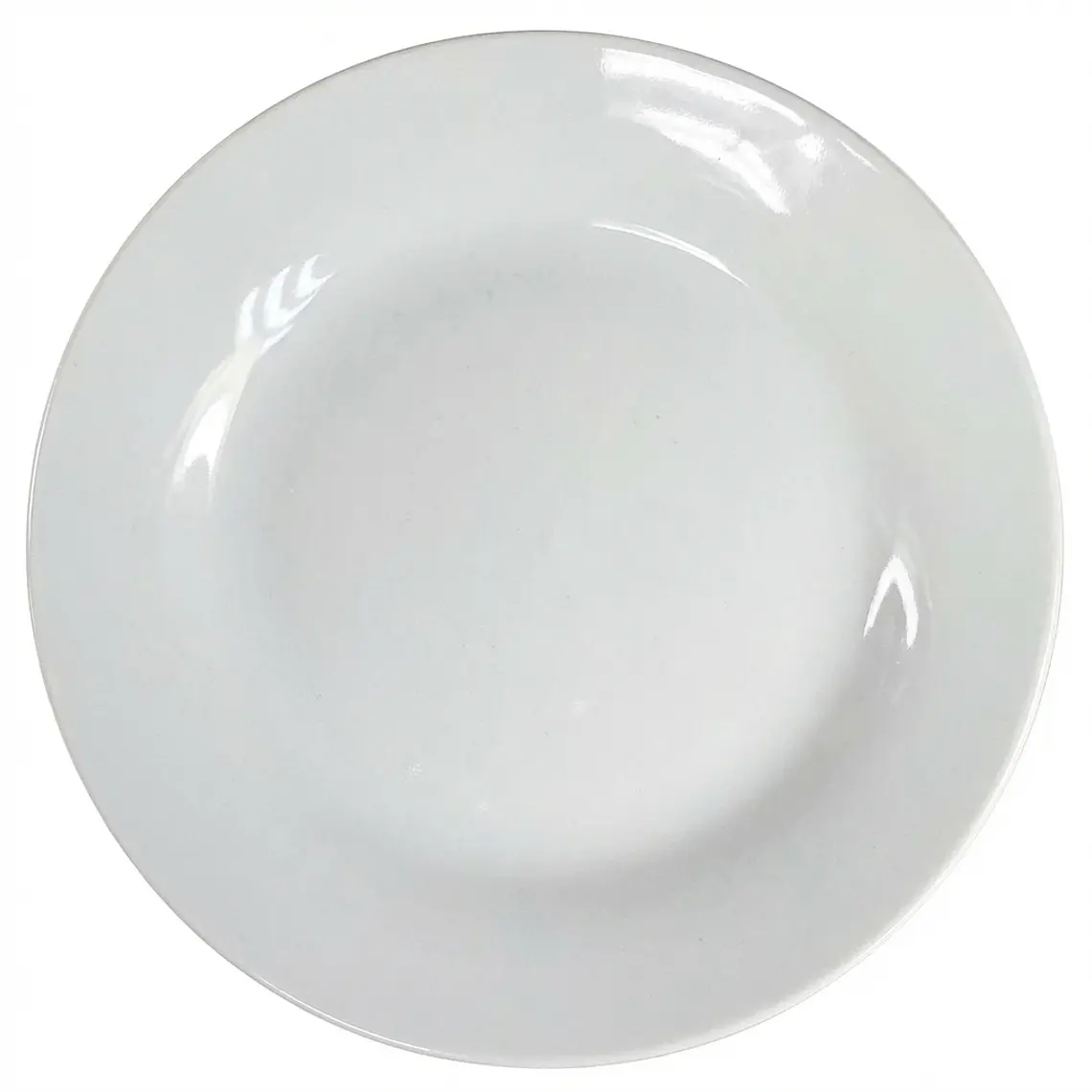 PLATO TENDIDO LOZA BLANCO 8