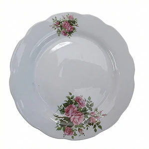 PLATO TENDIDO LOZA DECORADO 9