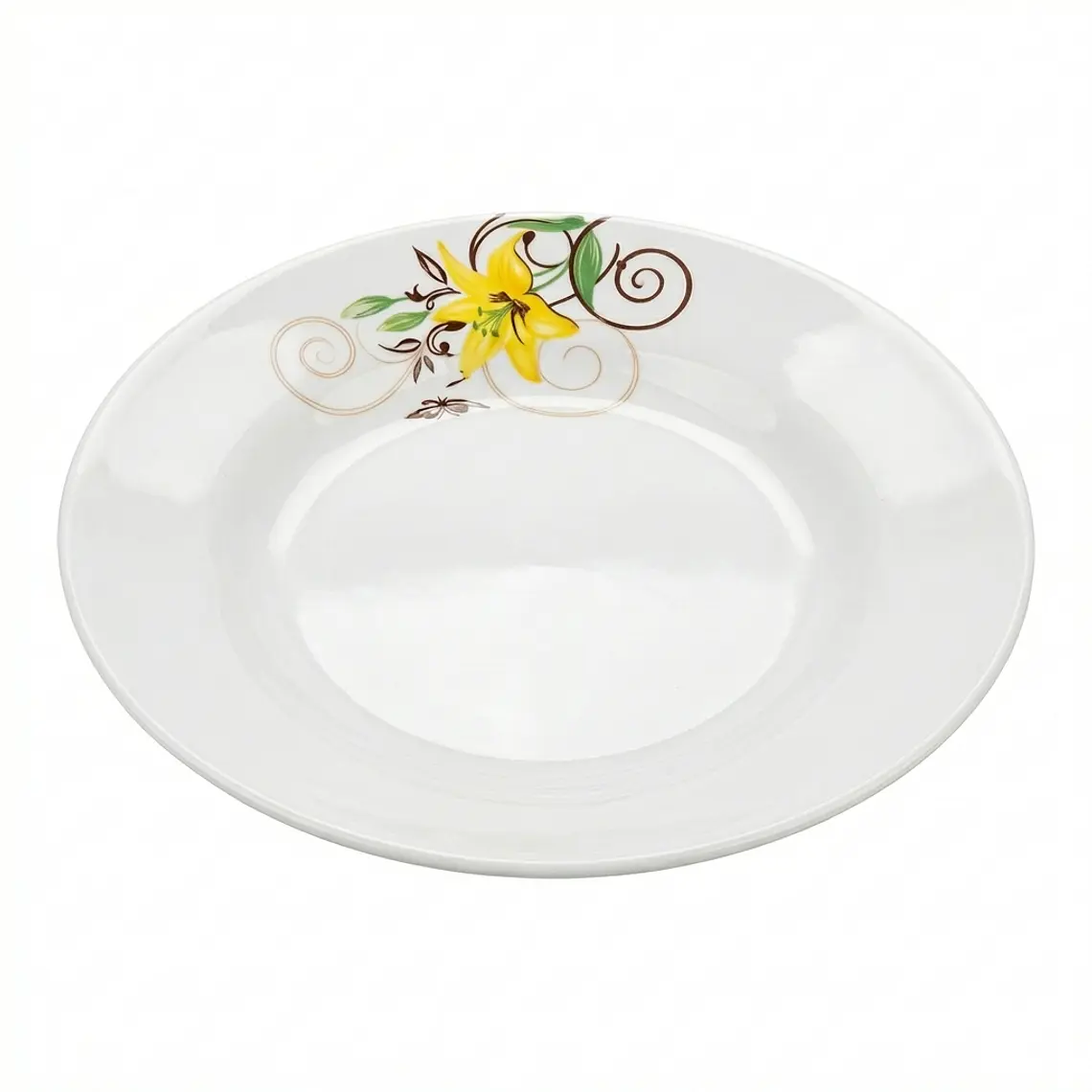 PLATO TENDIDO LOZA DECORADO 9