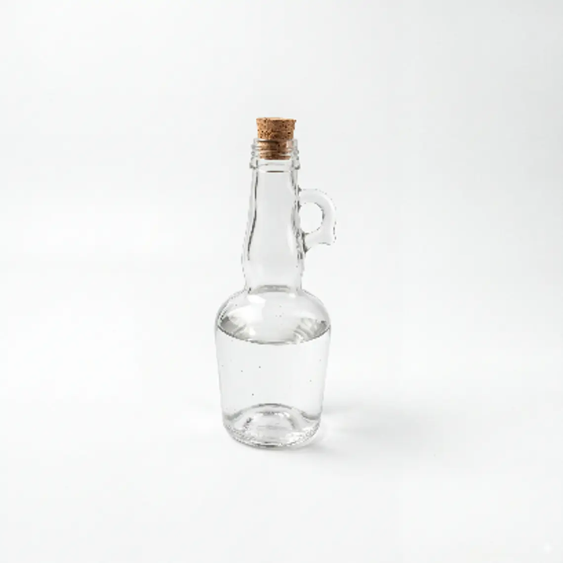 GARRAFITA DE VIDRIO CON TAPA CORCHO 250 ML 1