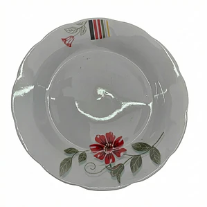 PLATO TENDIDO LOZA DECORADO 9