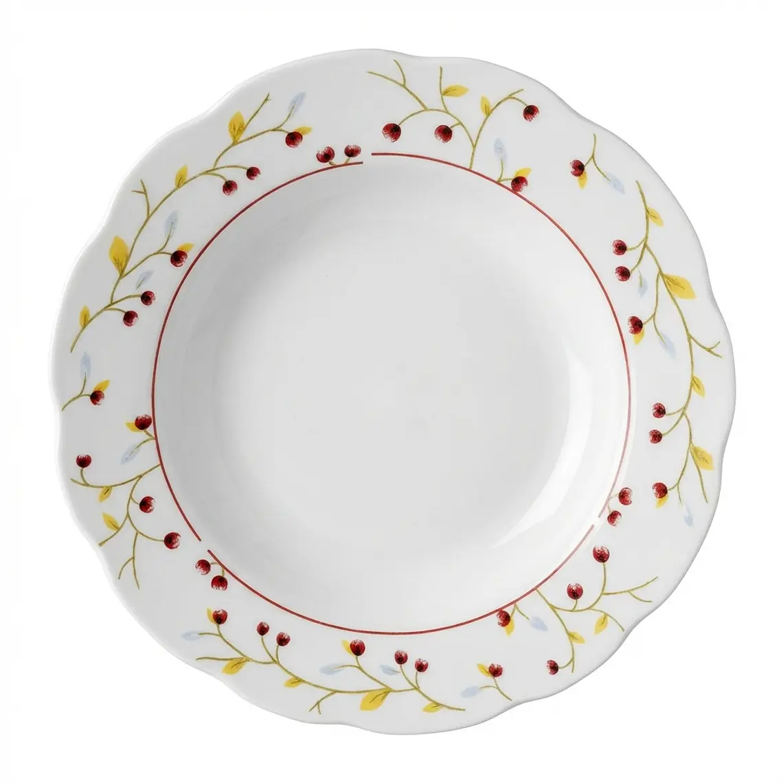 PLATO TENDIDO LOZA DECORADO 9