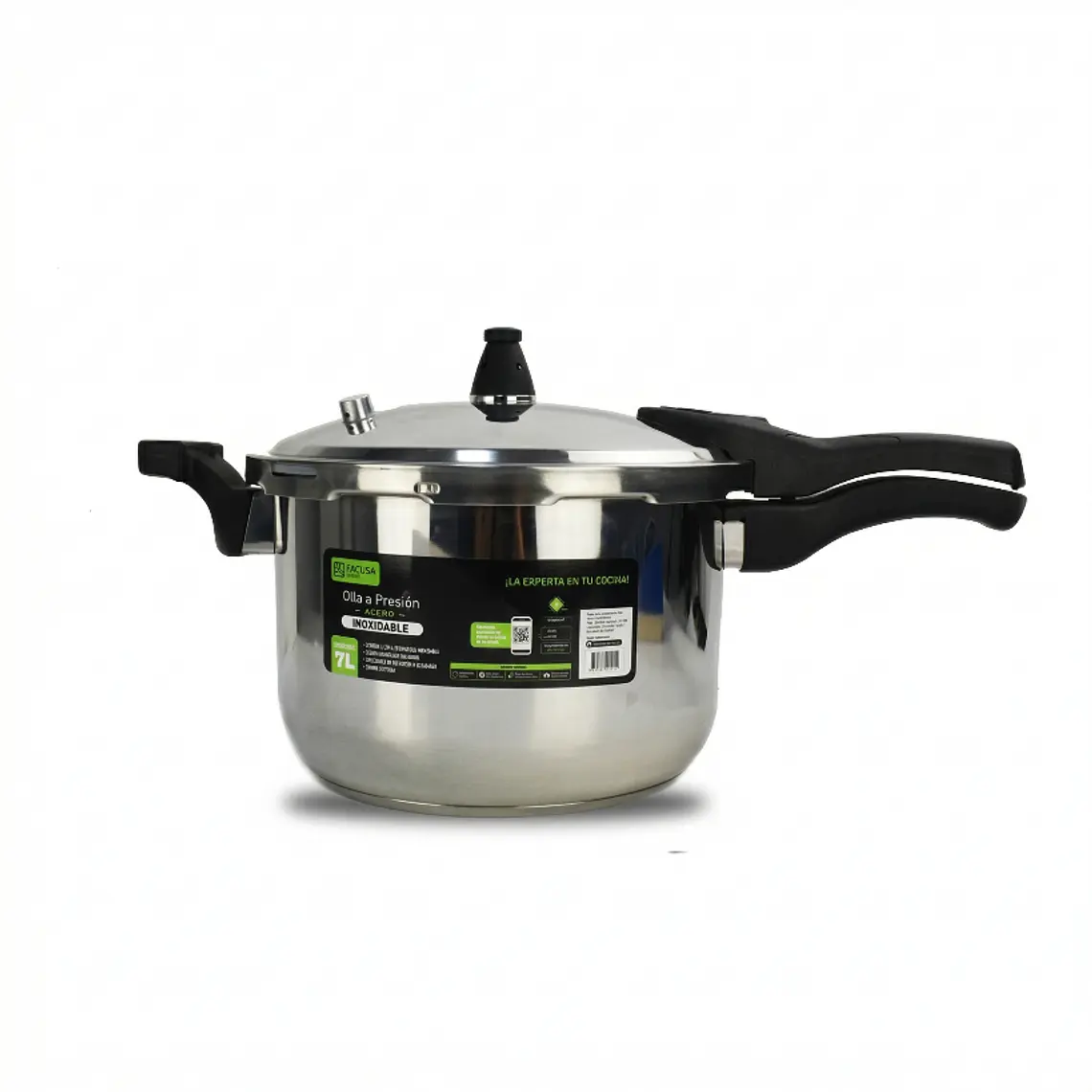 OLLA PRESION ACERO INOXIDABLE 7 L 1