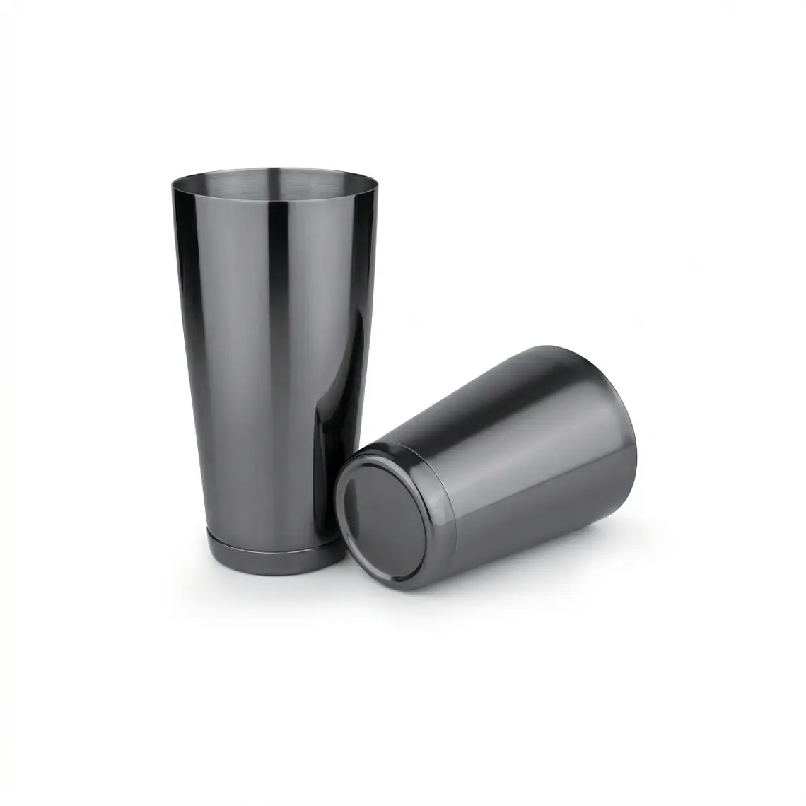 COCTELERA BOSTON NEGRO ACERO INOXIDABLE 820 ML 1