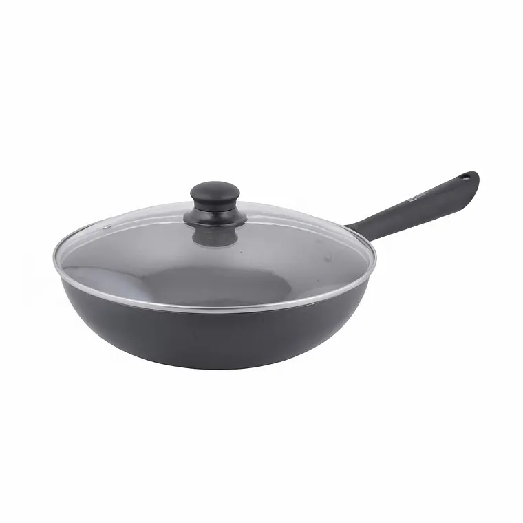 SARTEN ANTIADHERENTE WOK NOVA  CON TAPA 28 CM 1