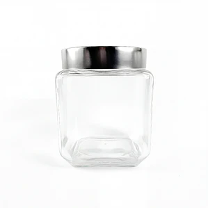 FRASCO CUADRADO CON TAPA TRANSPARENTE 1 L