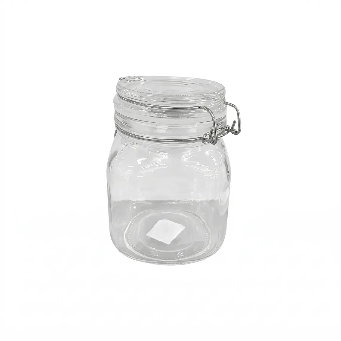 FRASCO HERMETICO VIDRIO PARA ENCURTIDO CON TAPA VIDRIO 1 L 1