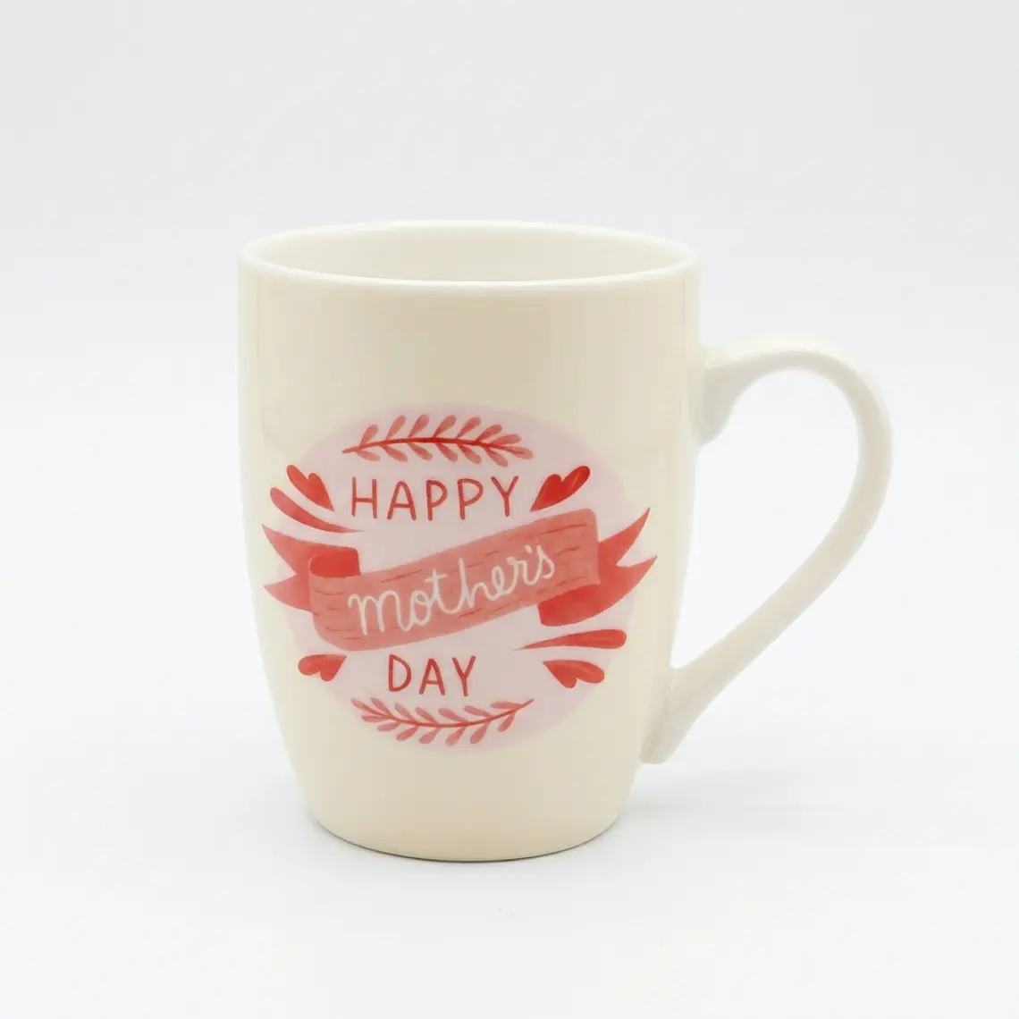 JARRO CILINDRICO DECORADO CON DIA LA MADRE 325 ML 1