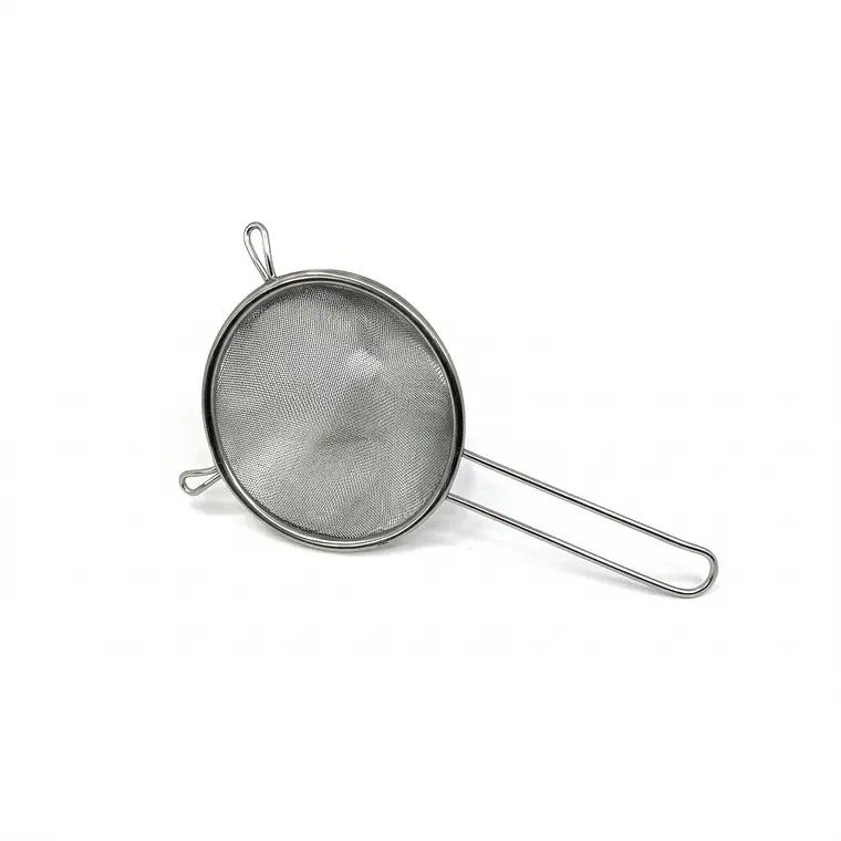 COLADOR DE ACEITE MANGO ACERO DOBLE OREJA 14 CM 1