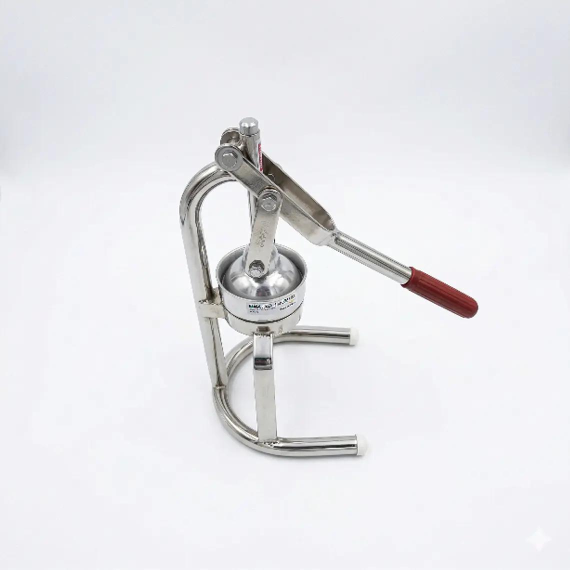 EXPRIMIDOR NARANJA PEDESTAL MEDIANO 1