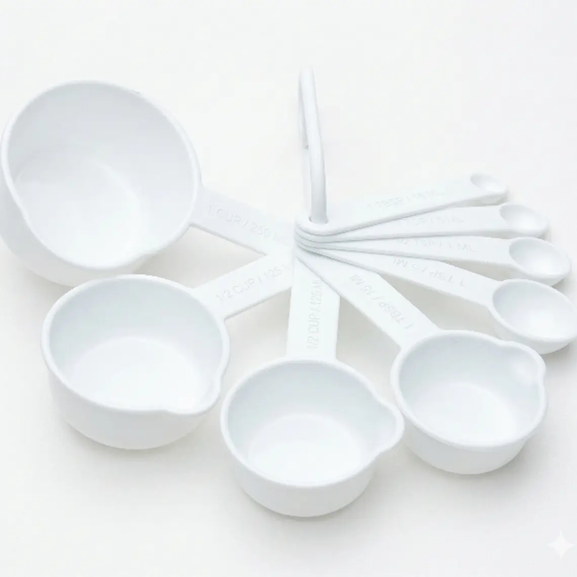 JUEGO DE 10 TAZAS MEDIDORA DE PLASTICO 1