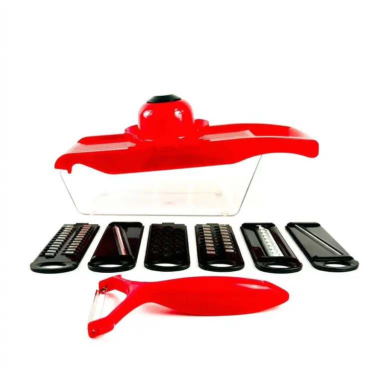 JUEGO DE CORTADOR DE VERDURAS MULTIFUNCIONAL (6 CUCHILLAS) 1