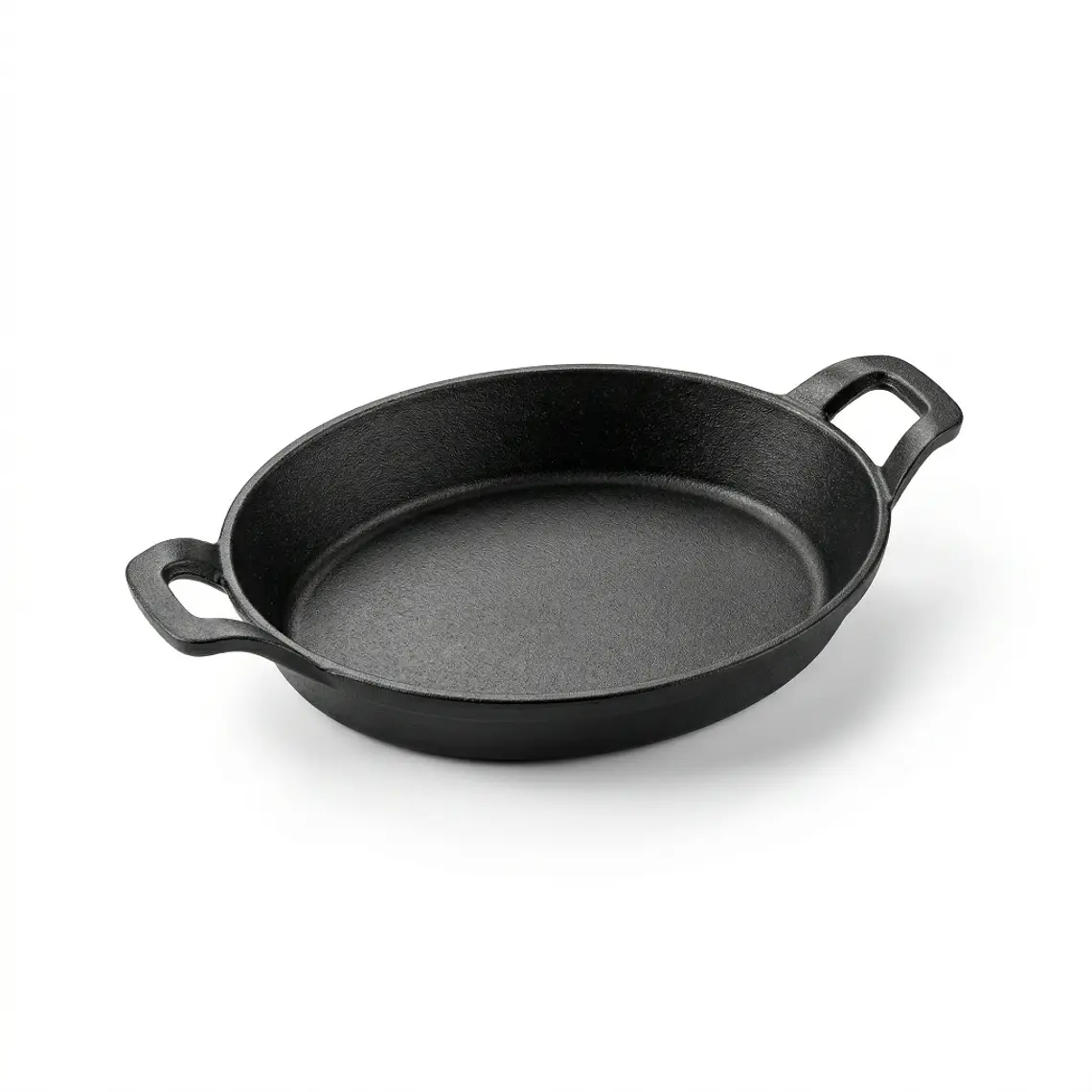 CACEROLA OVAL HIERRO FUNDIDO CON ASAS 24X17X4.5CM 5 CM 1