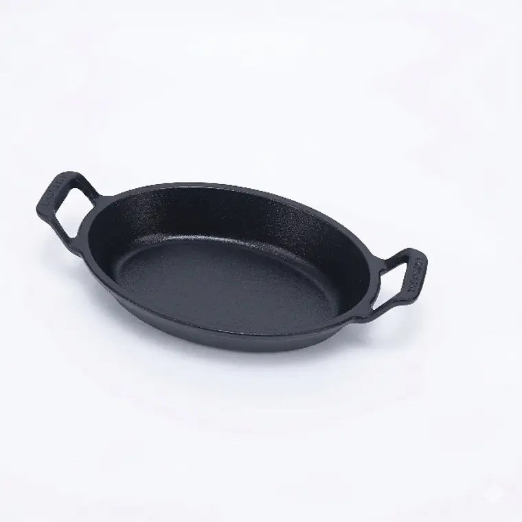 CAZUELA OVALADA PRECURADA 21X15 CM 1