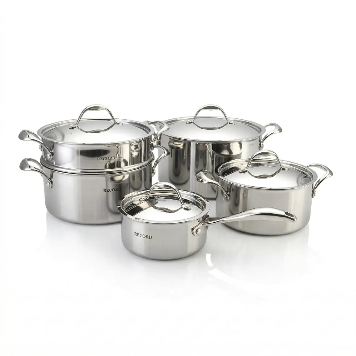 JUEGO DE 9 PIACCERE OLLAS (4 OLLAS  20/22/24/26 CM, SARTEN 26 CM Y VAPORERA 24 CM) 1