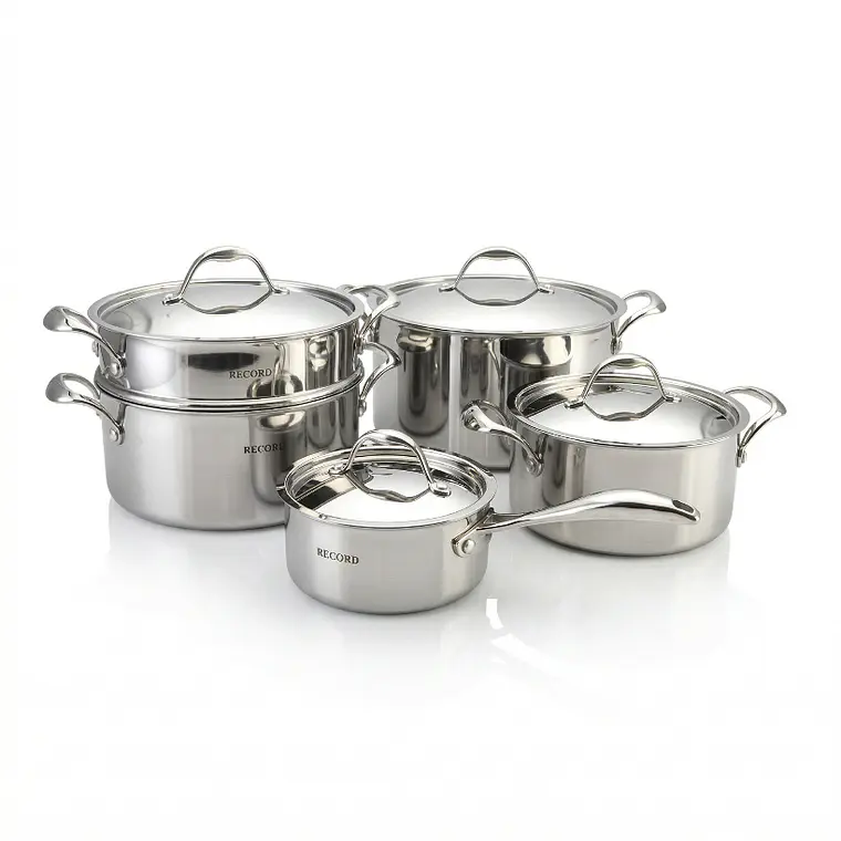 JUEGO DE 9 PIACCERE OLLAS (4 OLLAS  20/22/24/26 CM, SARTEN 26 CM Y VAPORERA 24 CM) 1